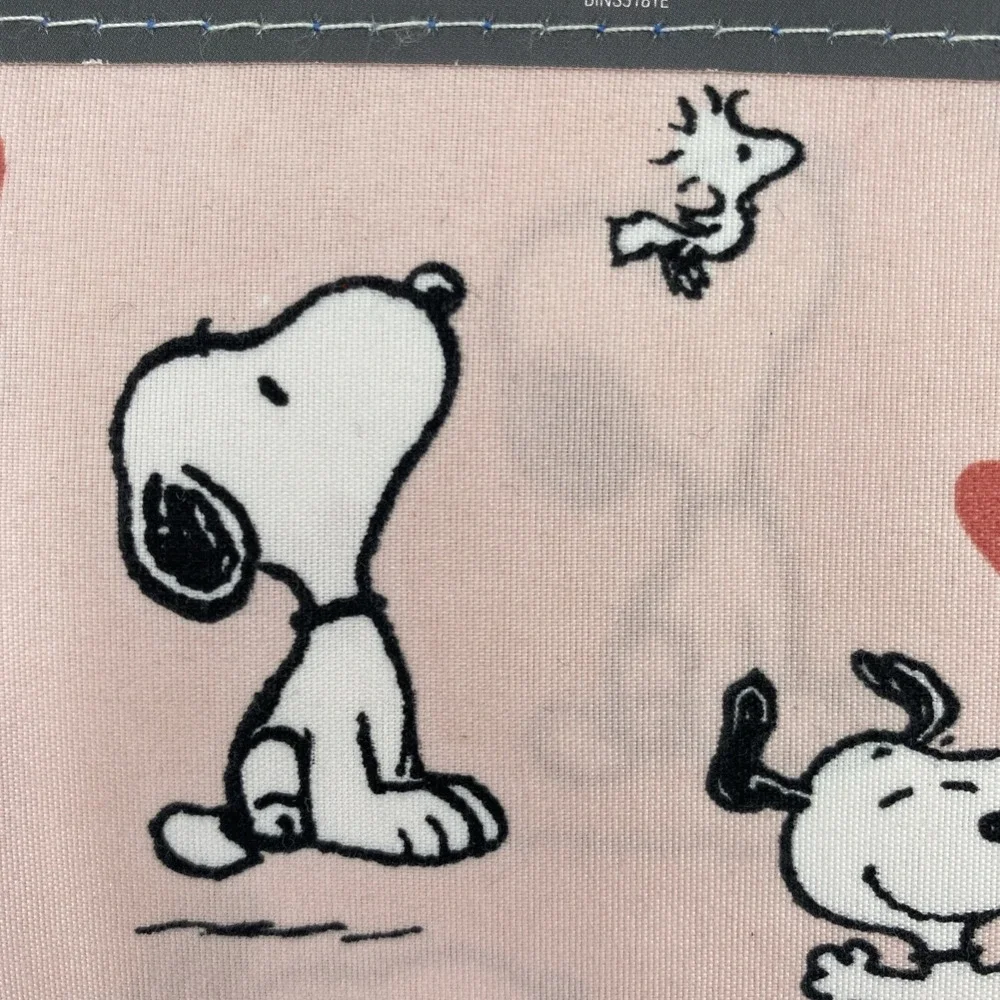 Peanuts Snoopy Sheet Set FULL Pink Woodstock Hearts Love Valentines Berkshire